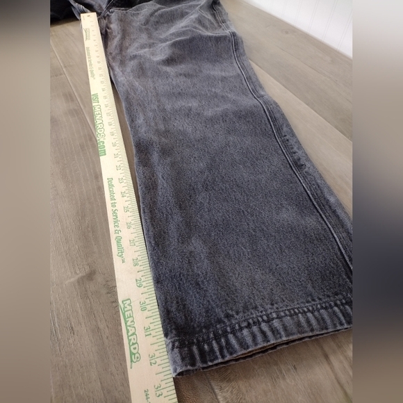 Duluth Trading faded black denim jeans 44x34 - Picture 9 of 12